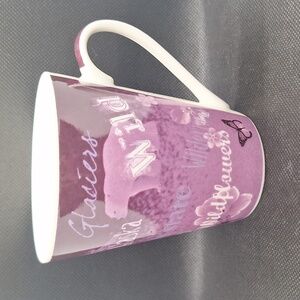Alaska Purple Wildlife and Wildflower Mug